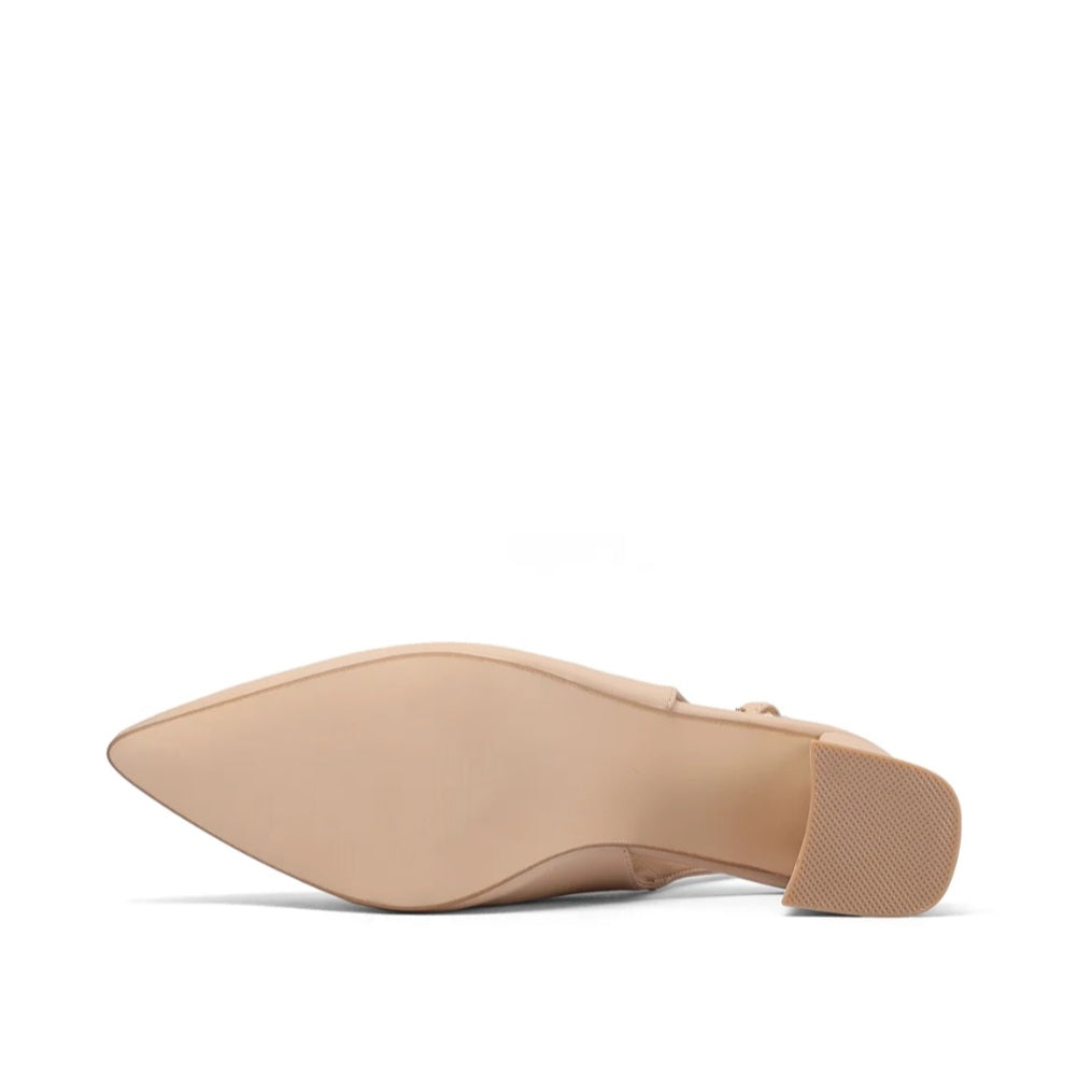 Décolleté Chanel Donna Nude tacco doppio