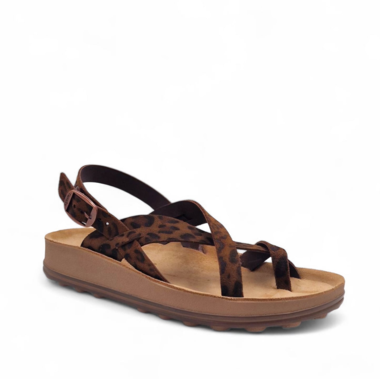Sandalo Donna Fantasy Sandals Elinor Oro Leopardo