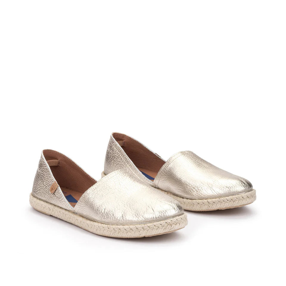 Espadrillas Donna Verbenas Carmen Oro