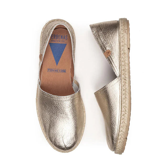Espadrillas Donna Verbenas Carmen Oro