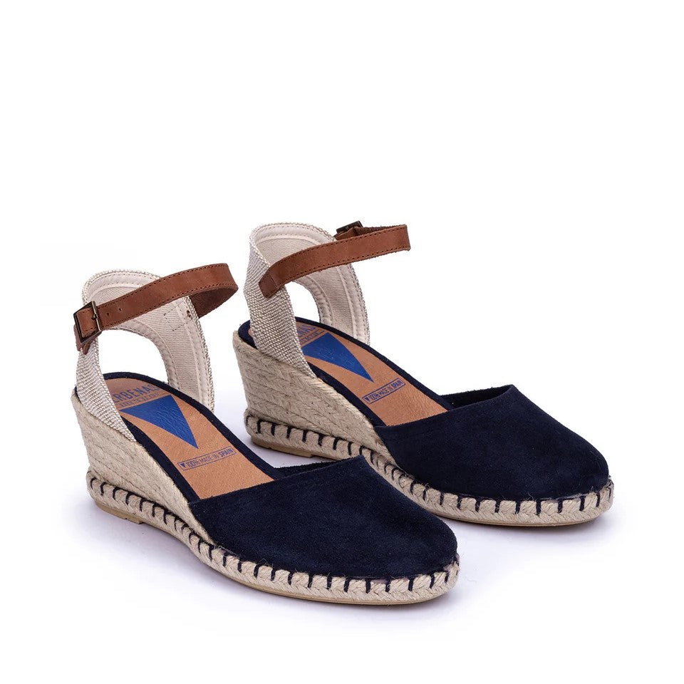 Espadrillas Donna Verbenas Malena Zeppa Nero