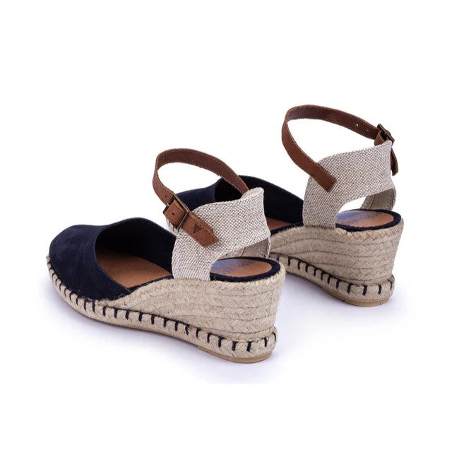 Espadrillas Donna Verbenas Malena Zeppa Nero