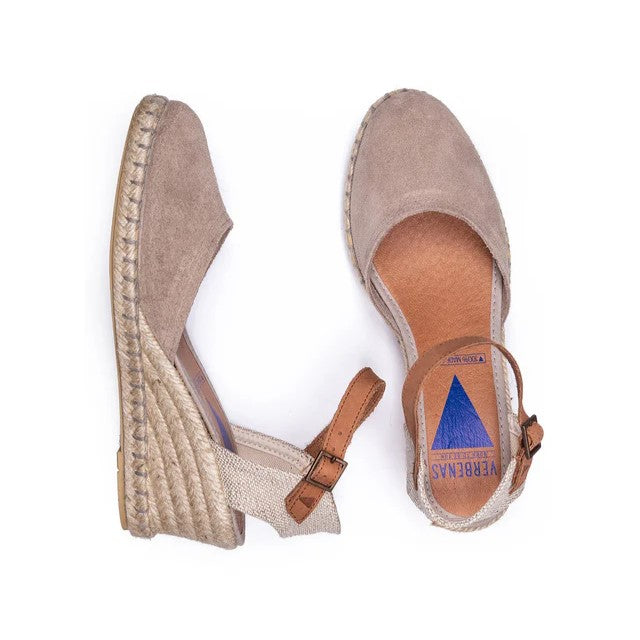 Espadrillas Donna Verbenas Malena Zeppa Pietra