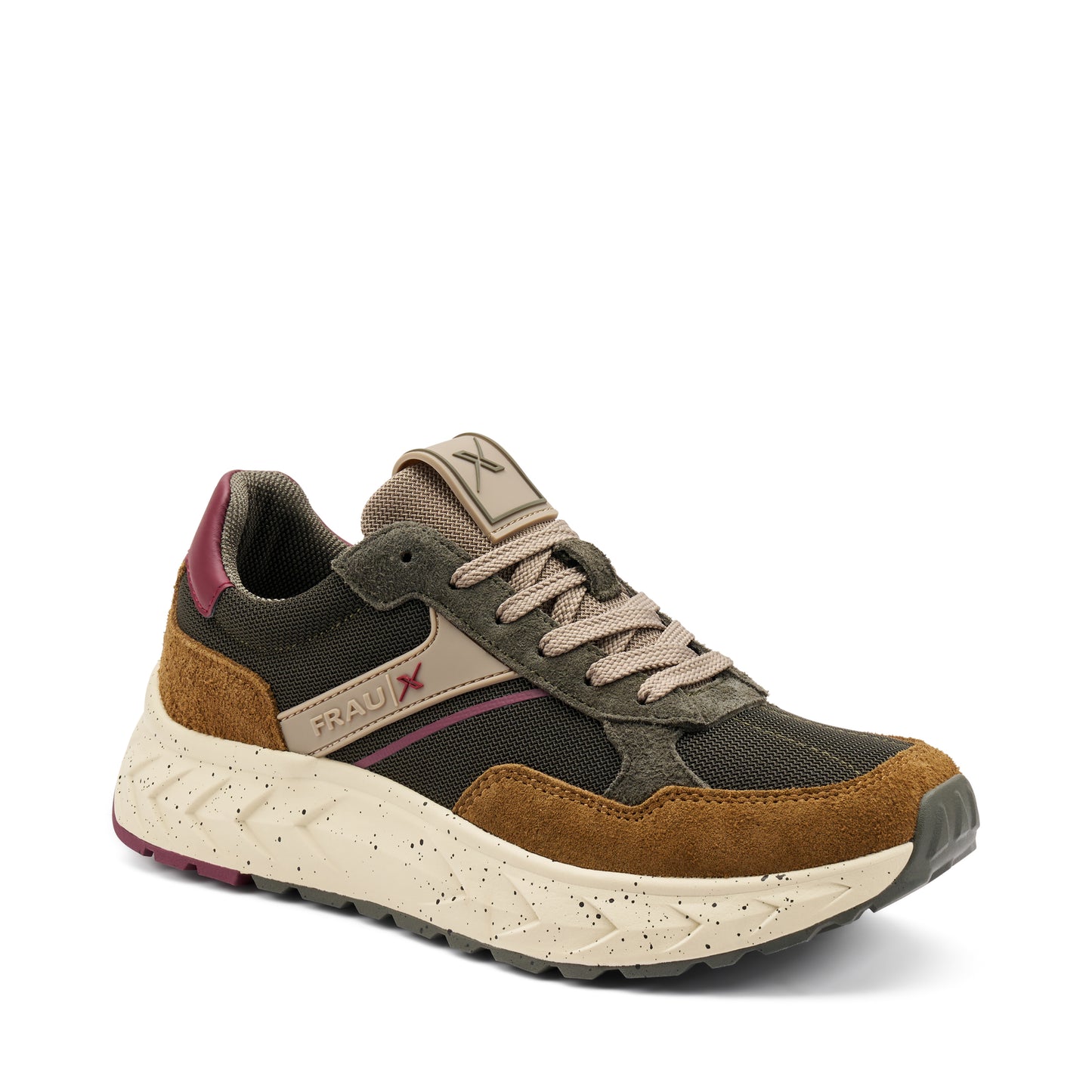 Sneakers Uomo FRAU Scamosciato Cuoio tessuto Militare