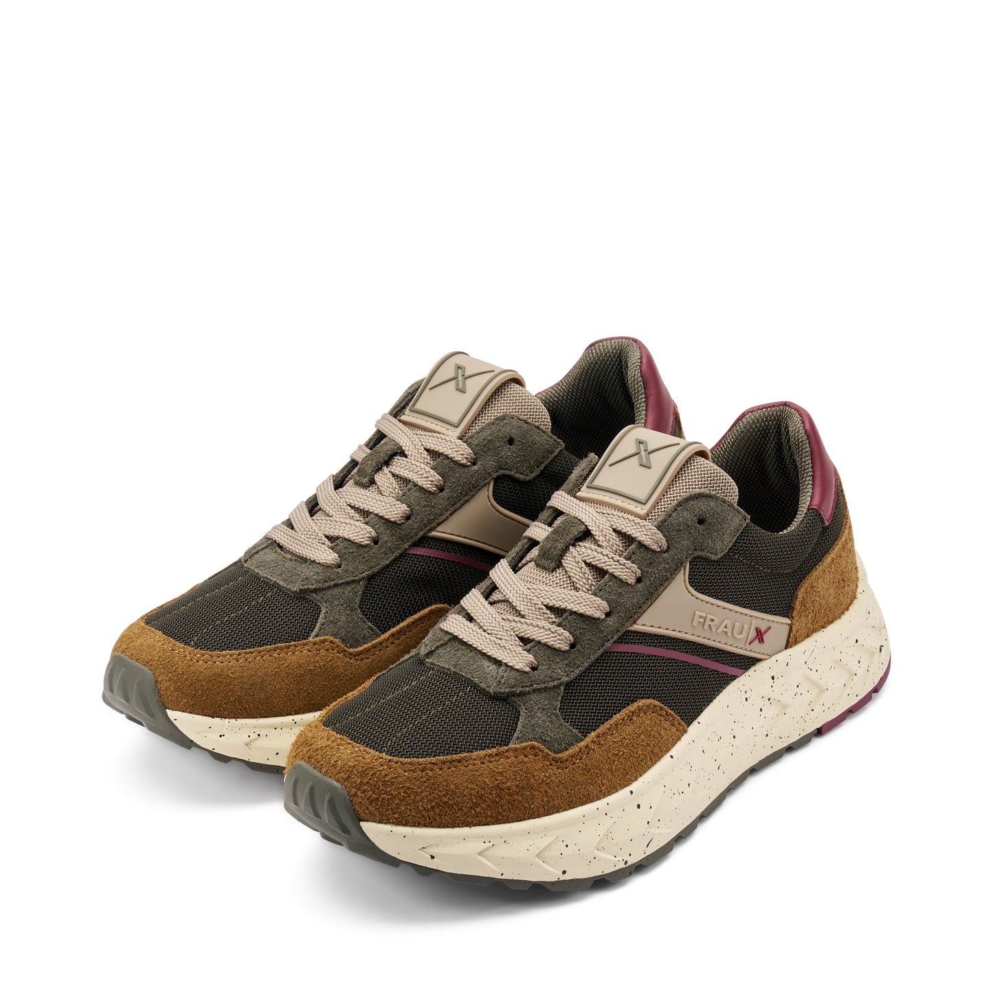 Sneakers Uomo FRAU Scamosciato Cuoio tessuto Militare