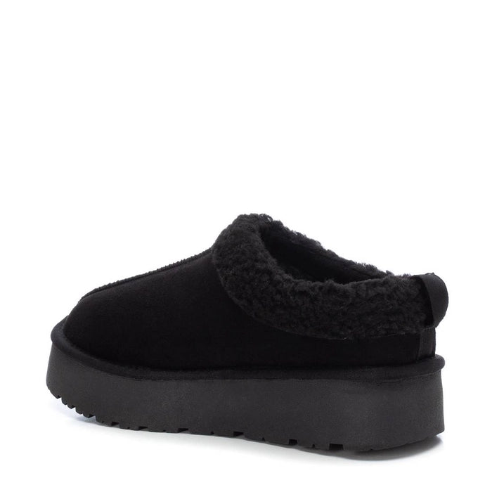 Stivaletto Donna XTI Slip-on Imbottito in tessuto scamosciato Nero