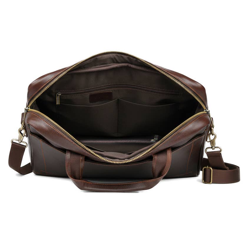 Borsa da Lavoro in Pelle Marrone – Elegante e Professionale