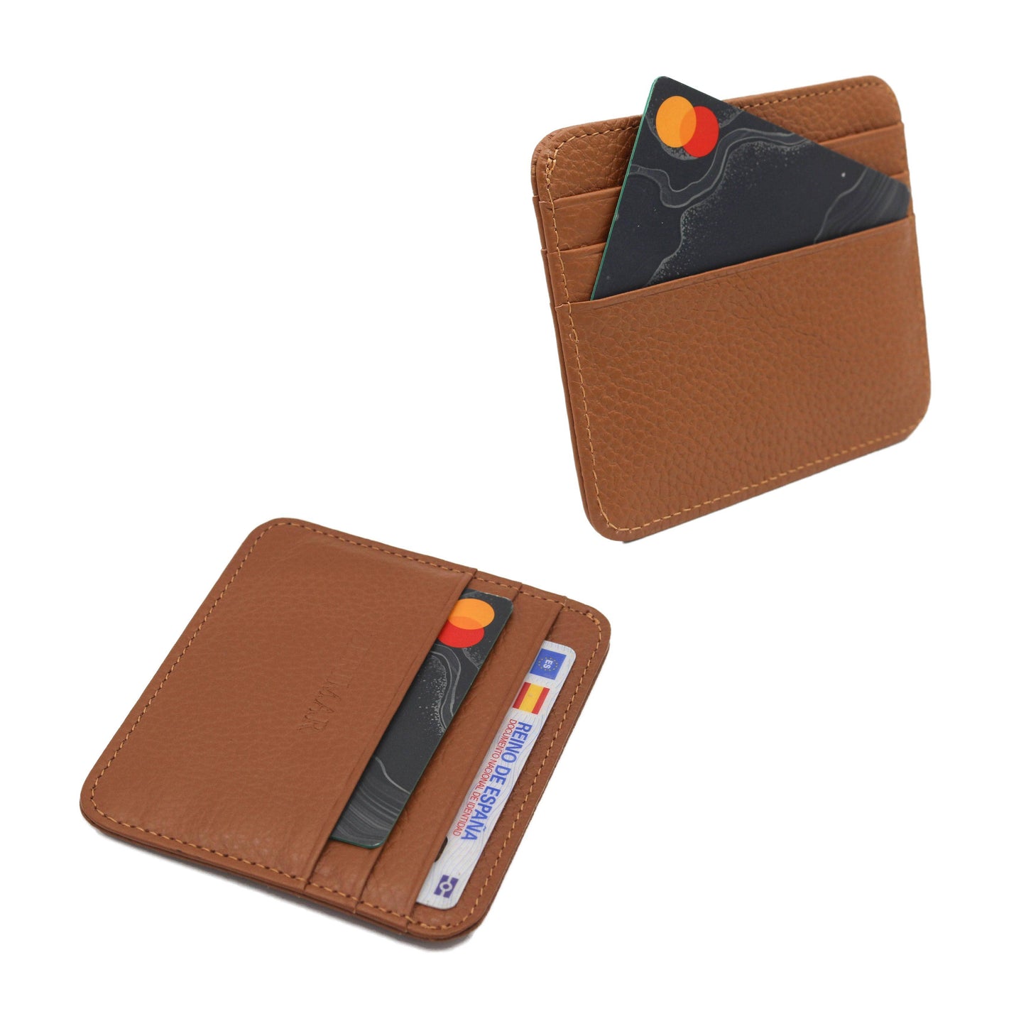 Porta carte di credito | Portafoglio sottile per uomo e donna con RFID: Blu marino