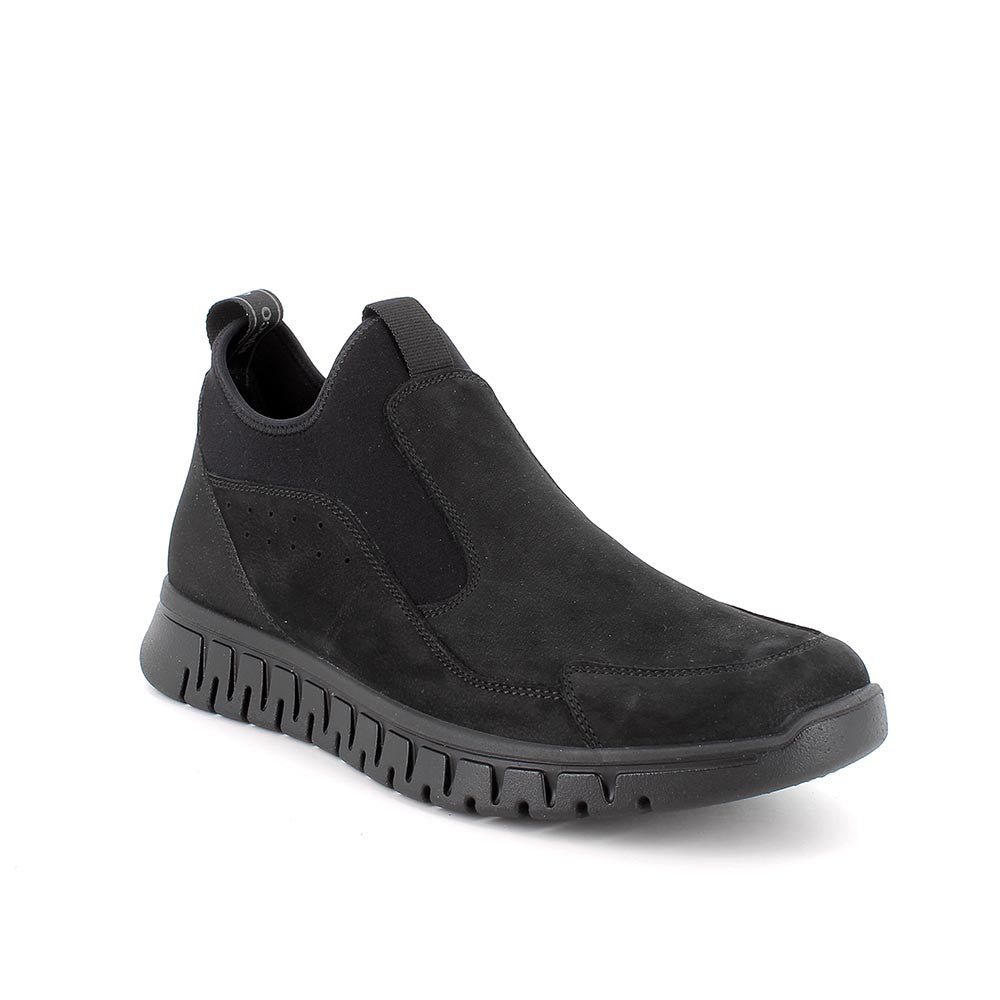 Slip on Uomo Igi&co in Pelle Nero