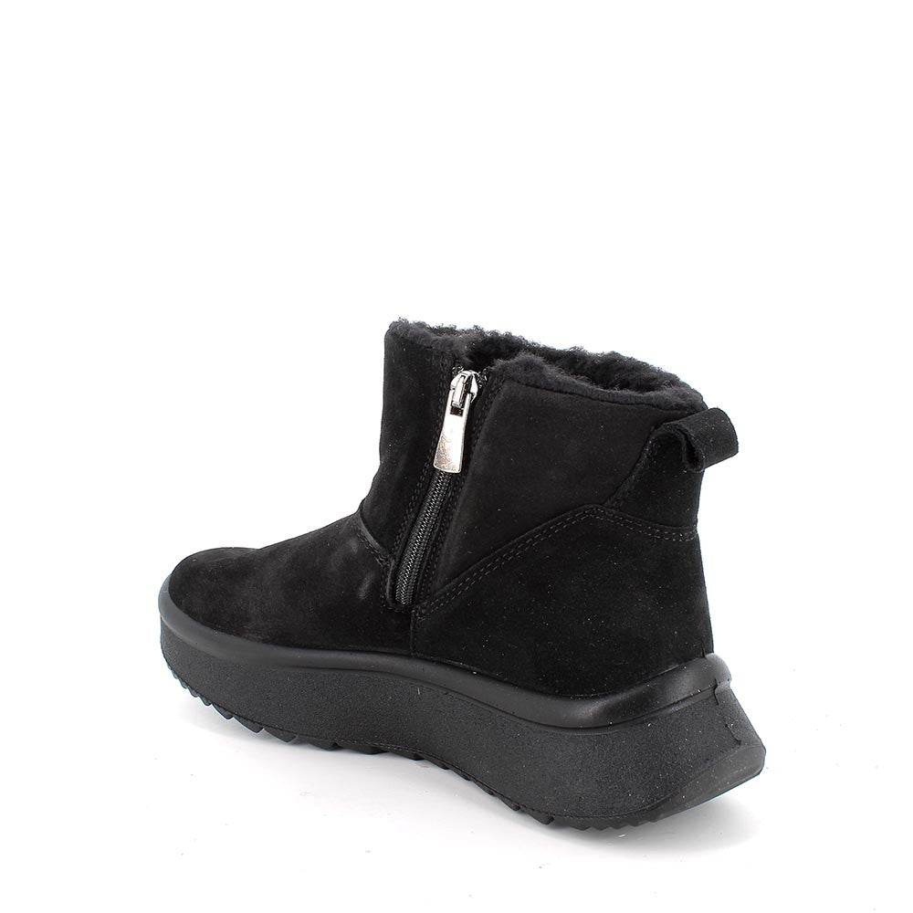 Stivaletto Donna Igi&Co Imbottito in Pelle Scamosciata Nero