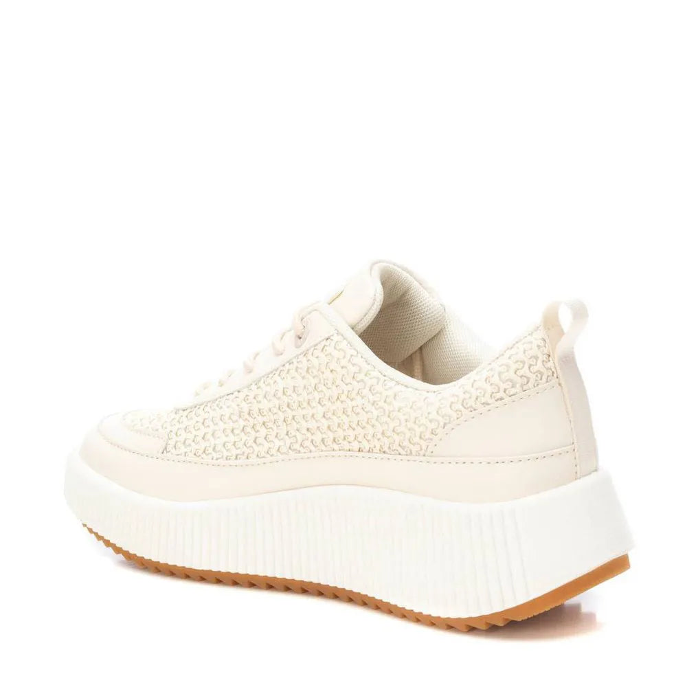 Sneaker Donna Xti in Eco Pelle e Tessuto Beige