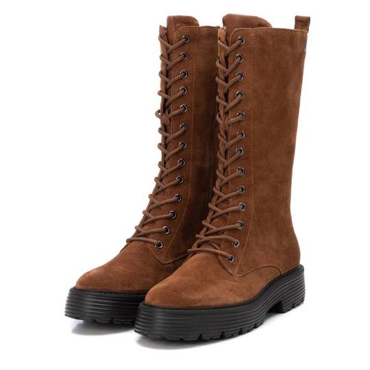 Stivale Anfibio donna Carmela Scamosciato Cuoio