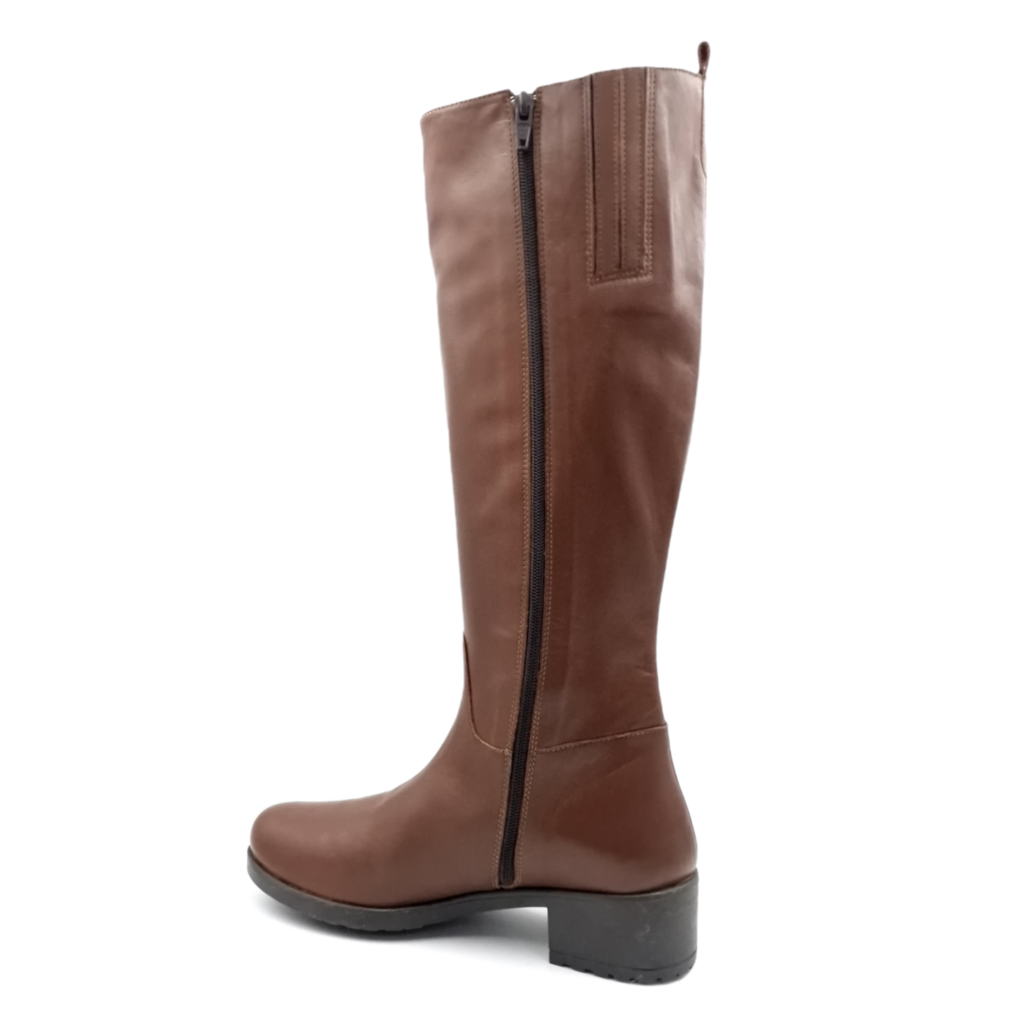 Stivale donna in Pelle Cuoio