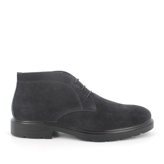 Polacchina Uomo Igi&Co in Pelle Scamosciata Blu