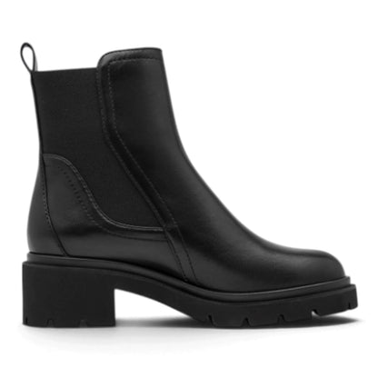 Stivaletto Donna Tamaris in Ecopelle Nero con Elastici laterali