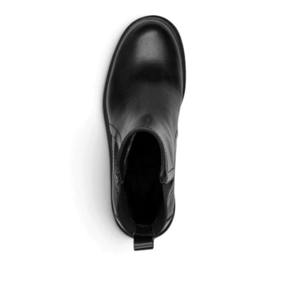 Stivaletto Donna Tamaris in Ecopelle Nero con Elastici laterali