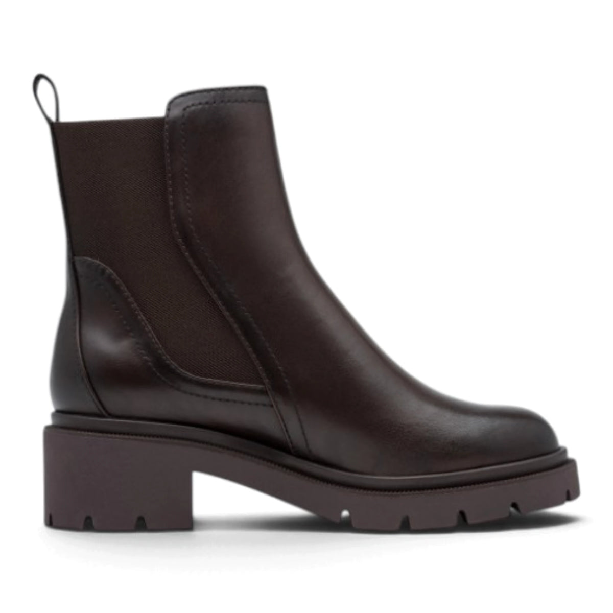 Stivaletto Donna Tamaris in Ecopelle Moro con Elastici laterali