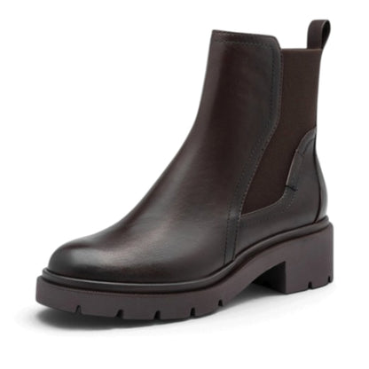 Stivaletto Donna Tamaris in Ecopelle Moro con Elastici laterali