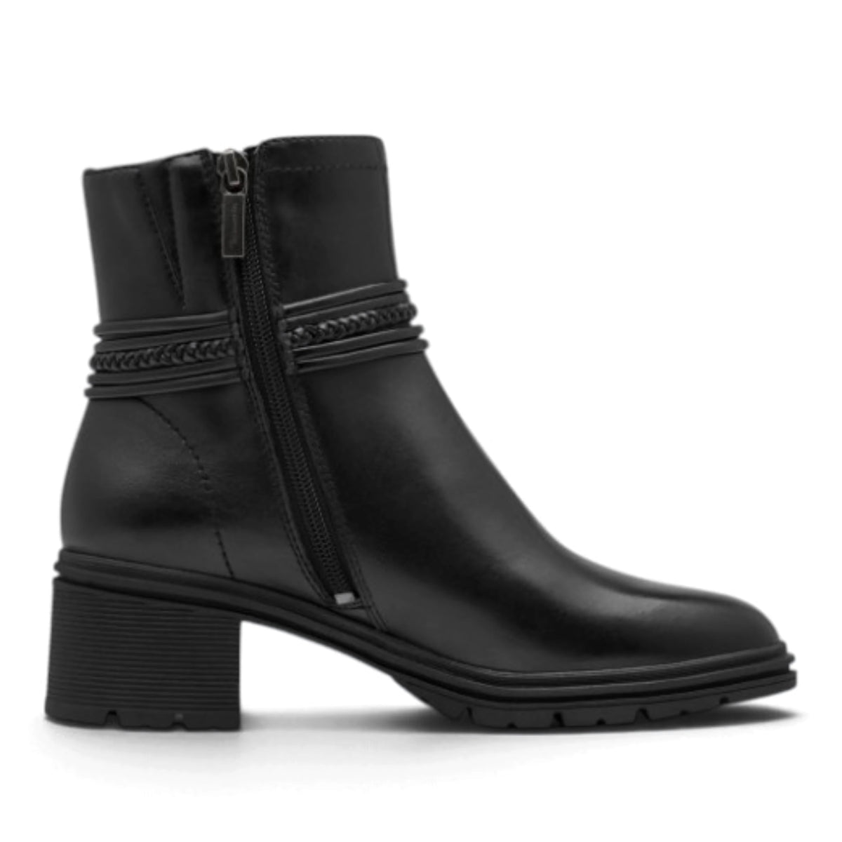Stivaletto Donna Tamaris in Pelle Nero con Fibietta
