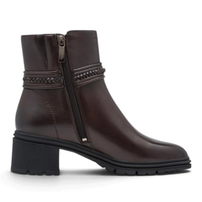 Stivaletto Donna Tamaris in Pelle Moro con Fibietta