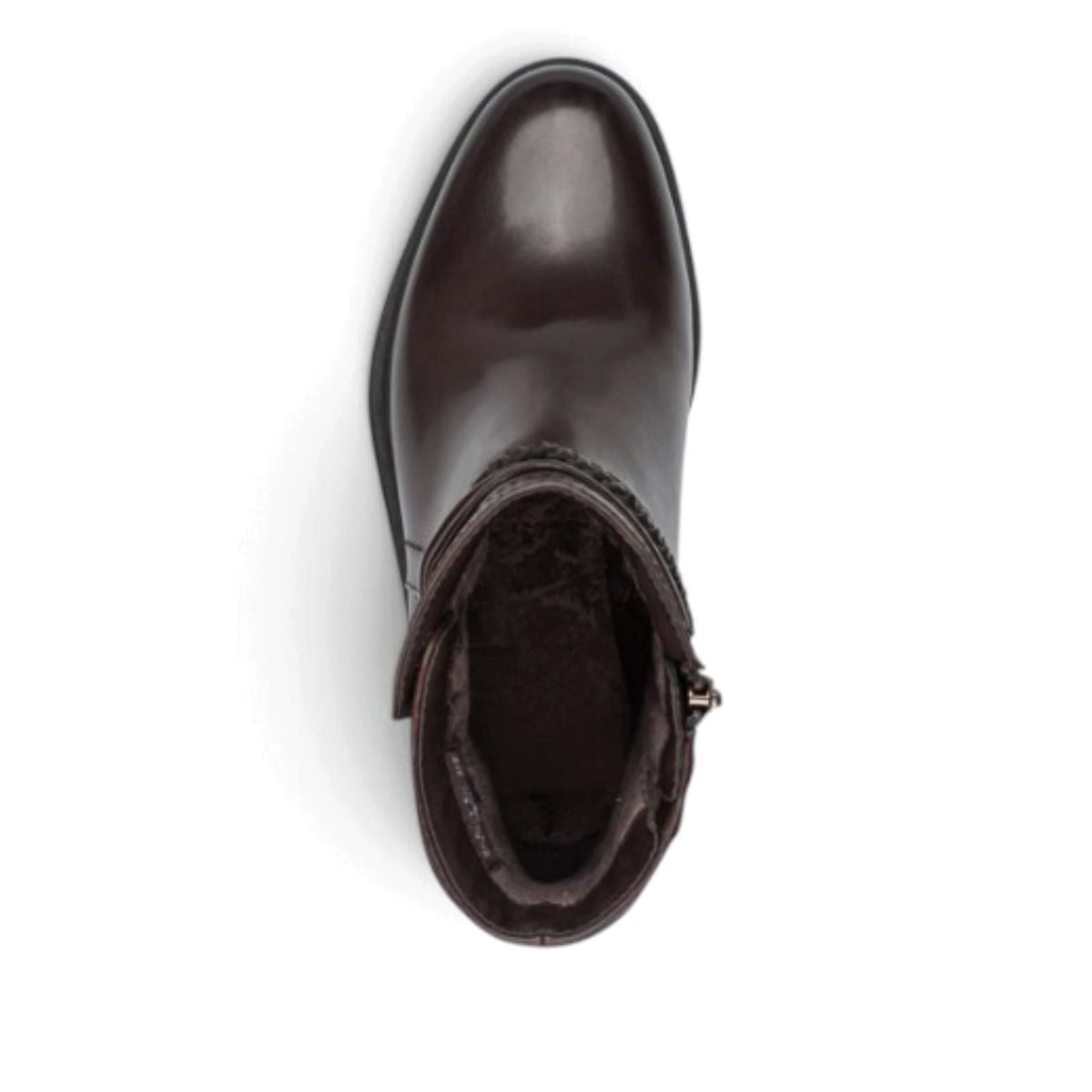 Stivaletto Donna Tamaris in Pelle Moro con Fibietta