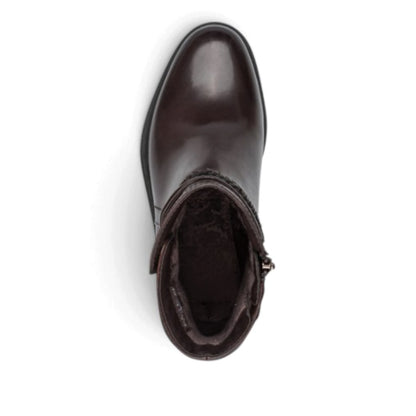 Stivaletto Donna Tamaris in Pelle Moro con Fibietta