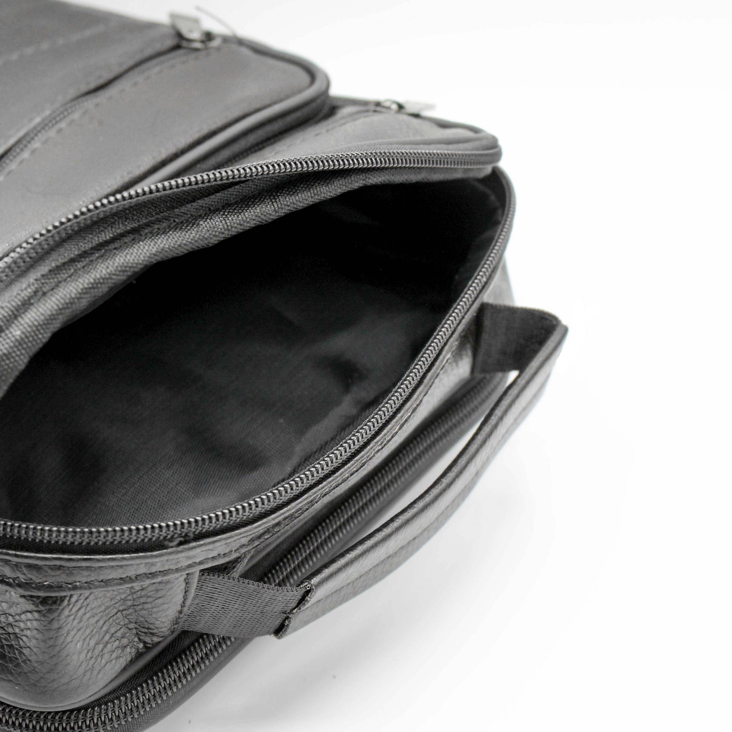 Borsa a tracolla da uomo in Pelle martellata