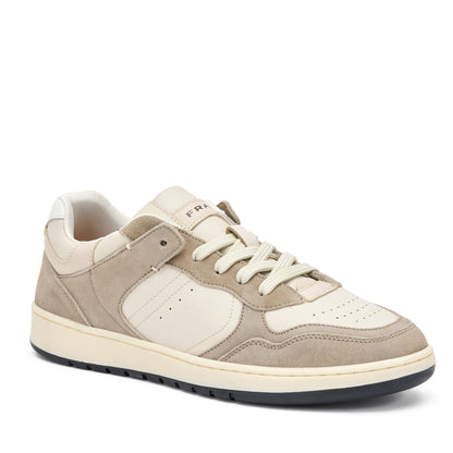 Sneakers Uomo FRAU Bicolore in Pelle Sabbia e Scamosciato Taupe