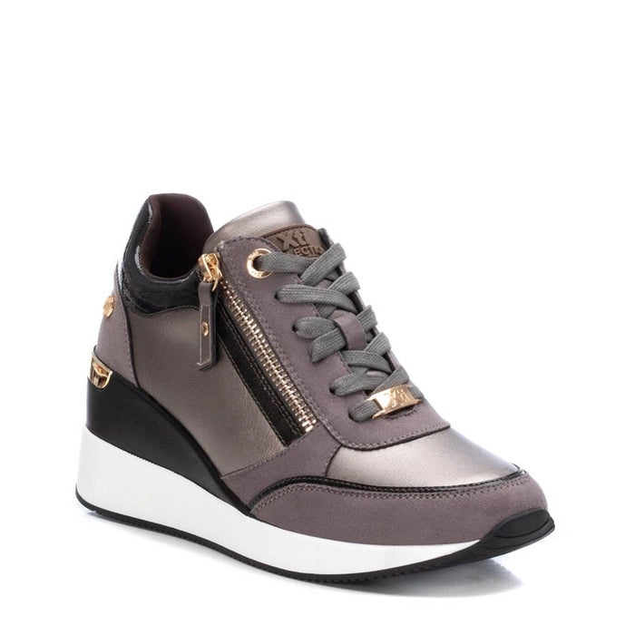 Sneaker Donna Xti con Zip Piombo