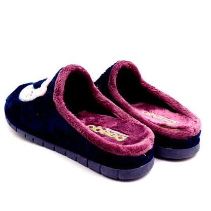 Pantofola Beego Luna Donna Blu