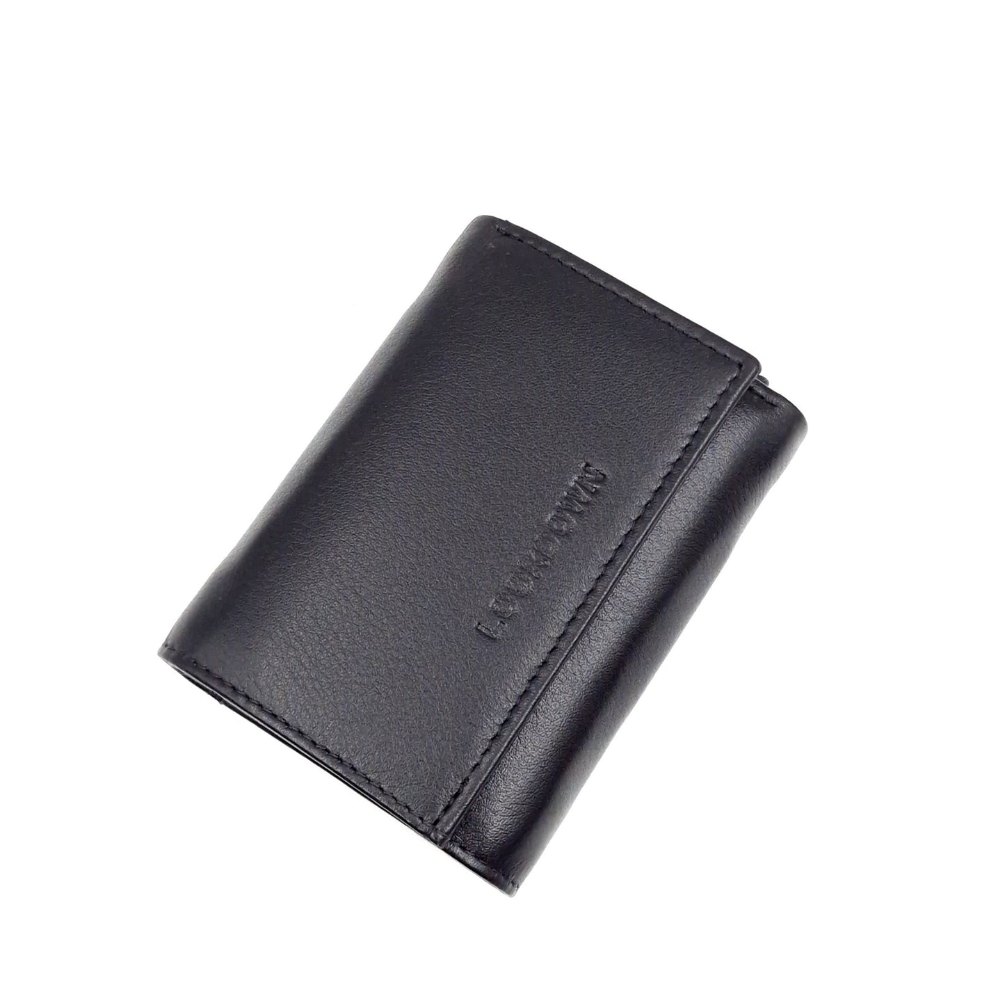 Portafogli  con Card Holder in Pelle Nero