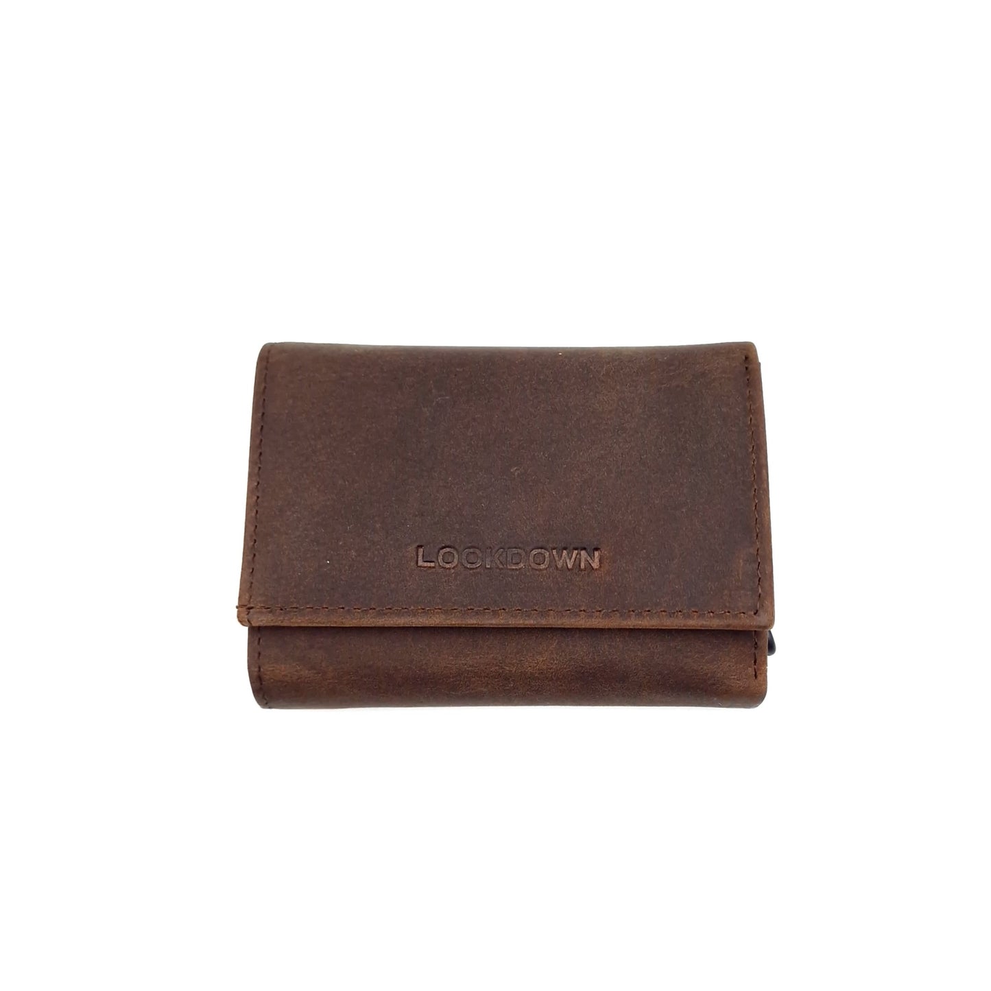 Portafogli  con Card Holder in Pelle Savage Cuoio