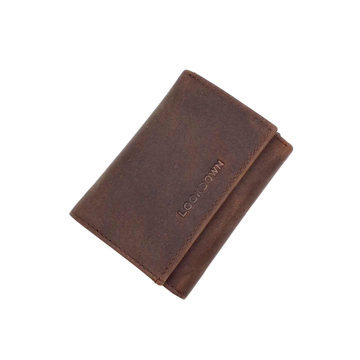 Portafogli  con Card Holder in Pelle Savage Cuoio