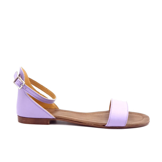 Sandalo Fascia Pelle Lavanda