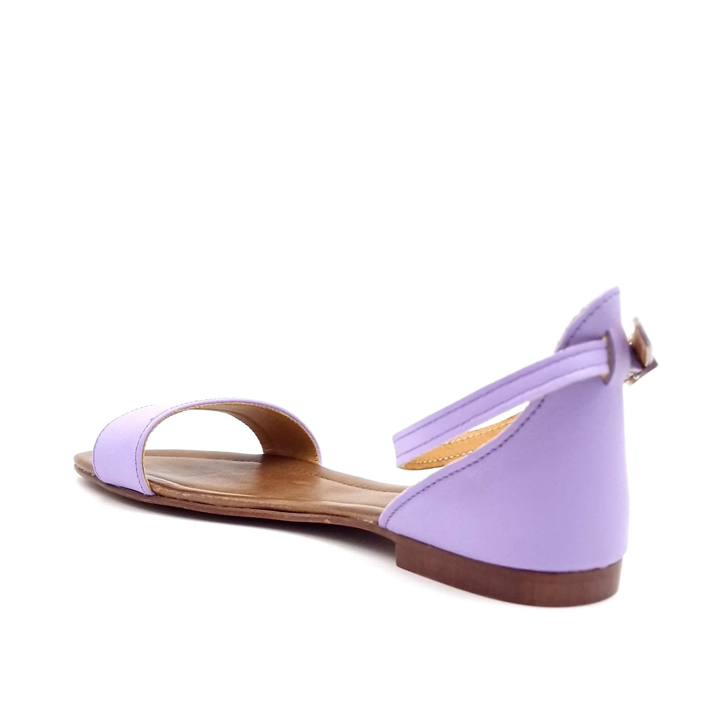 Sandalo Fascia Pelle Lavanda