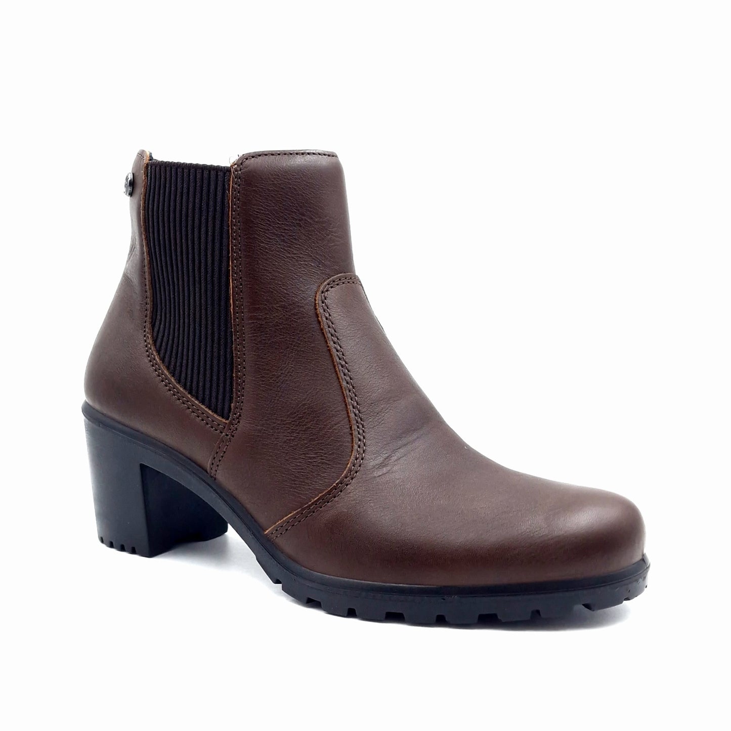 Stivaletto Donna Enval in Pelle Cioccolato