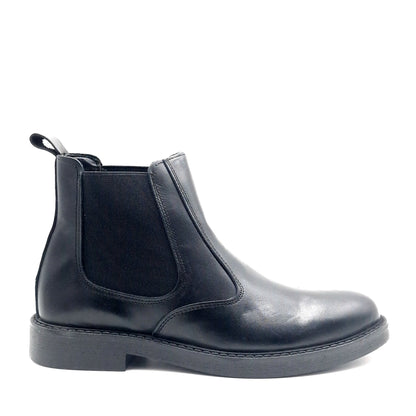 Stivaletto Beatles Uomo in Pelle Nero