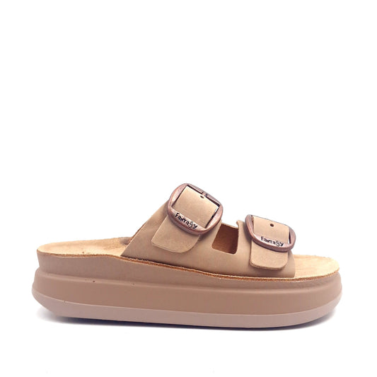 Scalzato Donna Fantasy Sandals Zefi Taupe