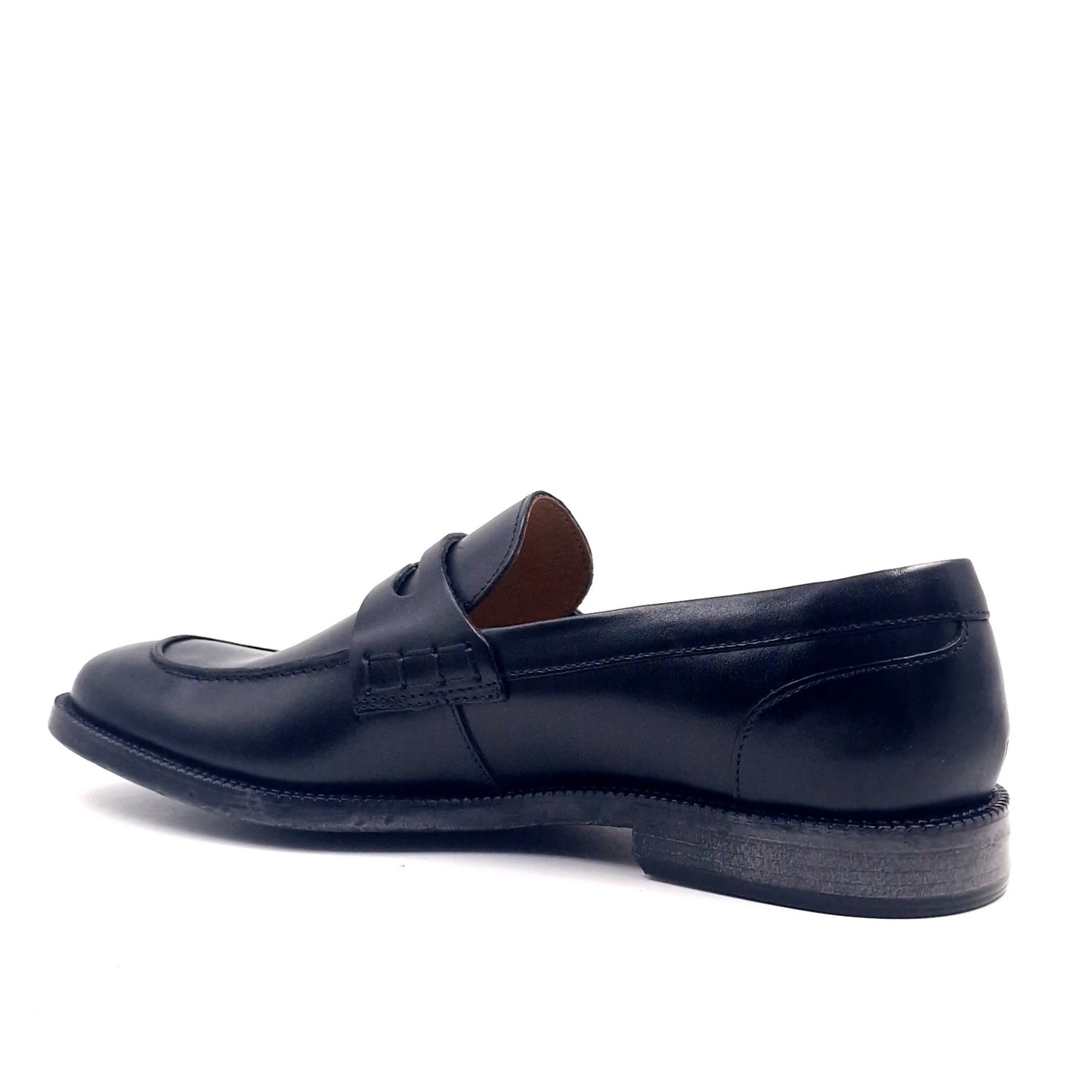 Mocassino Uomo Studio Mode in Pelle Nero