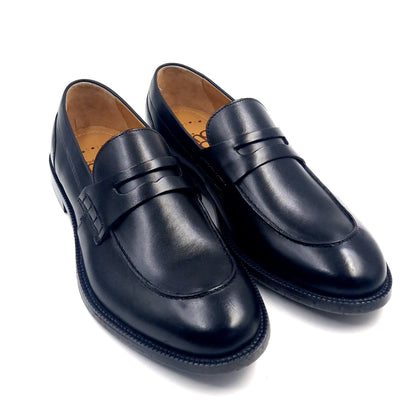 Mocassino Uomo Studio Mode in Pelle Nero