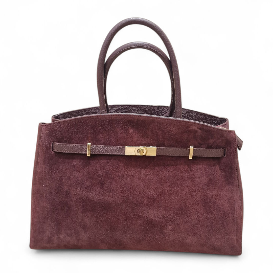 Borsa in Pelle Scamosciata Sonia