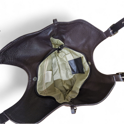 Borsa a Spalla in Pelle Scamosciata Maddy