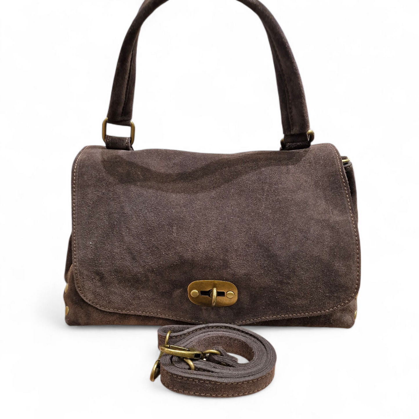 Borsa in Pelle Scamosciata Sara