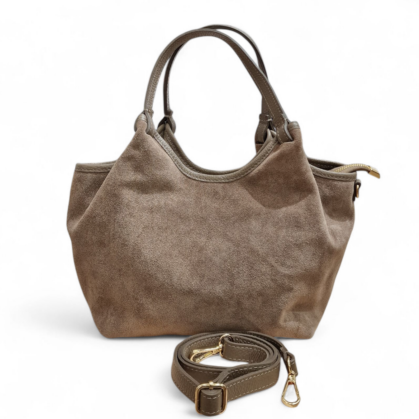 Borsa in Pelle Scamosciata Nancy