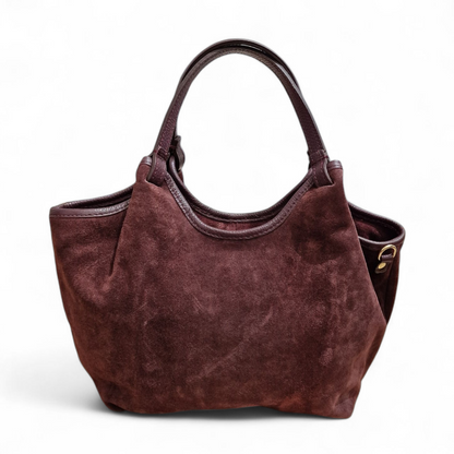 Borsa in Pelle Scamosciata Nancy