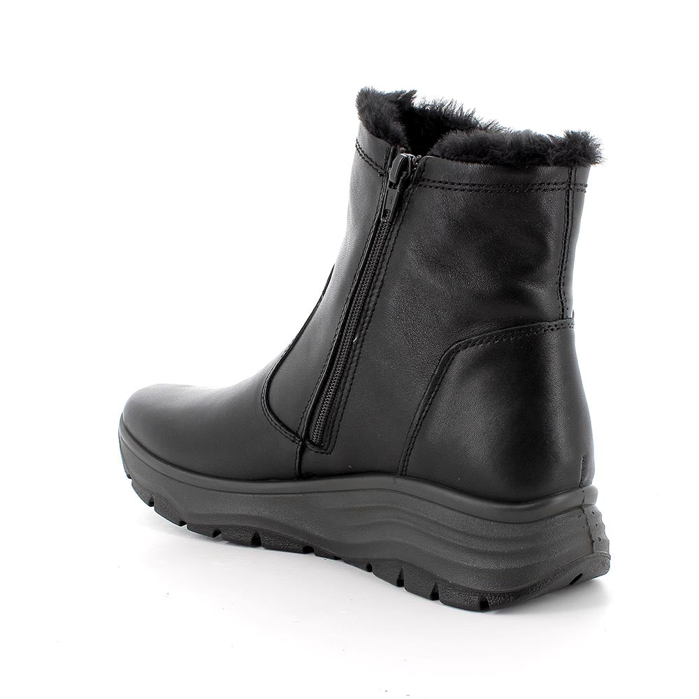 Stivaletto Donna Enval imbottito in Pelle Nero