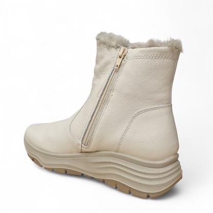 Stivaletto Donna Enval imbottito in Pelle Avorio