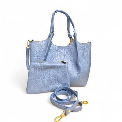 Borsa a Spalla in Pelle Bea con Pochette Interna