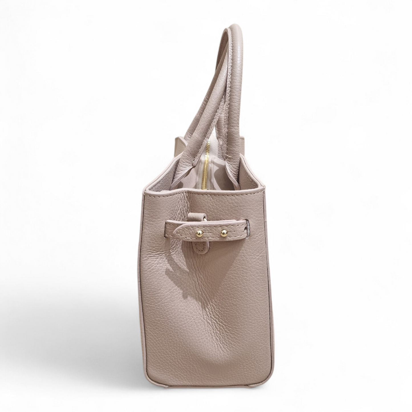 Borsa a Mano Grace in Pelle - Lady Bag con Chiusura Turn-Lock e Tracolla
