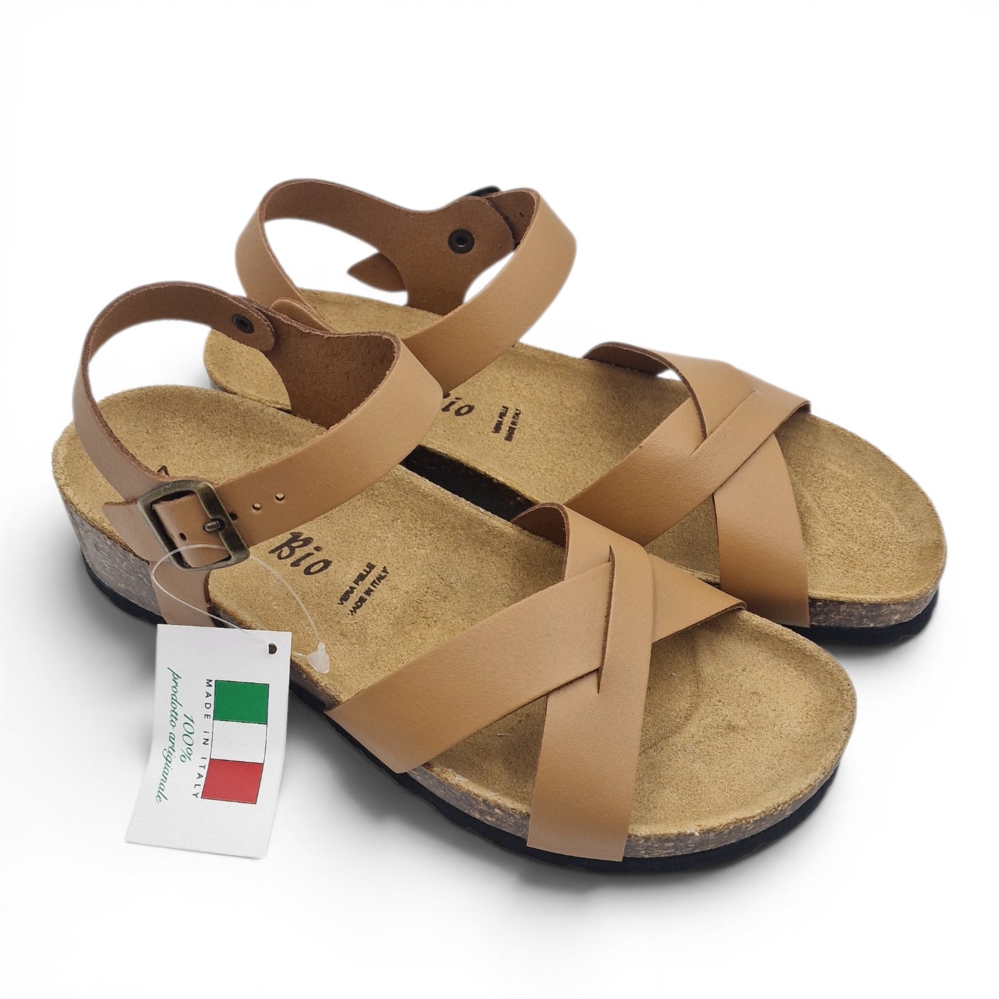 Sandalo Donna Morbicomoda Incrocio Biscotto